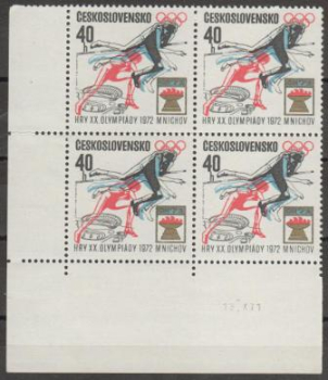 1934 čtyřblok ** - 1971